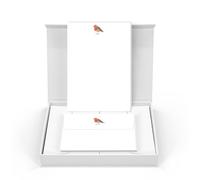 Me Loovely Robin Letter Writing Paper and Envelopes Set Stationery A5 Size Papers Writing Supplies for School Home & Office (20 Letters & 20 Envelopes with Gift Box)