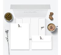 Me Loovely Tabby Cat Letter Writing Paper and Envelopes Set A5 Size Papers Stationery Supplies for Writing Letters | Christmas Gifts (40 Letters & 40 Envelopes in Custom Gift Box)