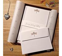 Me Loovely Writing Set Dragonfly A5 Size Letter Paper & C6 Envelopes Gift Boxed Stationery Set (Pack of 18 Letters Sets)