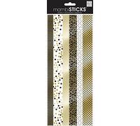 Me & My Big Ideas Specialty Stickers Gold/Black And White Border