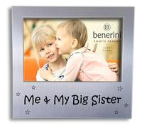 Me & My Big Sister Photo Frame - Gift For Sister - Gift Idea - Birthday Christmas Keepsake Present Picture - 5 x 3.5 inch - Style 3