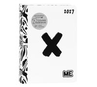 ME MY EVOLUTION 2027 16 Month Daily Diary for Boys and Girls, with Soft Cover and Embossed Graphics, 512 Pages, Ideal for Middle School, High School and University, 12 x 16.5 cm