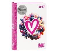 ME MY EVOLUTION 2027 16 Month Daily Diary for Boys and Girls, with Soft Cover and Embossed Graphics, 512 Pages, Ideal for Middle School, High School and University, 12 x 16.5 cm