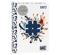 ME MY EVOLUTION 2027 16 Month Daily Diary for Boys and Girls, with Soft Cover and Embossed Graphics, 512 Pages, Ideal for Middle School, High School and University, 12 x 16.5 cm