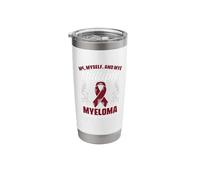 Me Myself and Mye Support Multiple Myeloma Survivor Stainless Steel Insulated Tumbler
