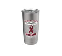 Me Myself and Mye Support Multiple Myeloma Survivor Stainless Steel Insulated Tumbler