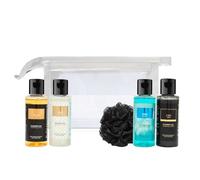 Me.n Trial Mini Kit Skai Aquatic, OUD White, KLUB & CEO Man Body Wash Refreshing Shower Gel for Smoother Skin with Aloe Vera 55ml Each