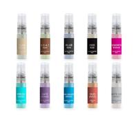 Me.n & Women Trial Pack Of 10 X 5Ml Pocket Aerosol Perfumes Unisex Fresh Scent Fragrance Mix Of Edp, Edt & Edc Long Lasting Perfume Sweet, Floral, Woody, Musky & Spicy