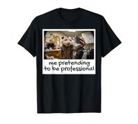 Me Pretending to Be Professional Funny Opossum Meme Value Graphic T-Shirt