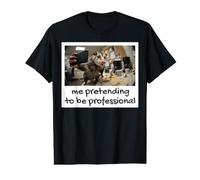 Me Pretending to Be Professional Funny Opossum Meme Value Graphic T-Shirt