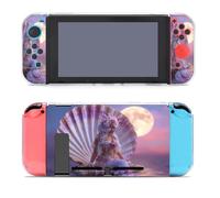 Me-rmaides Moon Protective Case Slim Shell PC Cases Protector Cover Compatible for Switch