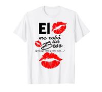 Me Robo Un Beso y Luego Otro. Spanish Saying Couple Matching T-Shirt