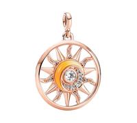 ME Sun Power Medallion Charm - female - Pandora - Necklaces - Beige - ONE SIZE - Accessories ONE SIZE