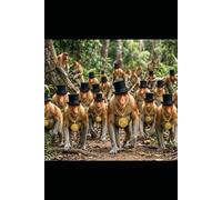 Me & the Golden Boyz: Luxury Edition: 120 Lined Pages - 6x9 Inches - Funny Proboscis Monkey Notebook
