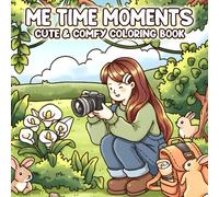 Me Time Moments: A Soft Girl Life Coloring Book for Adults and Teens featuring Cozy Aesthetic in Daily Activities for Seeking Calm, Comfort, and Gentle Stress Relief