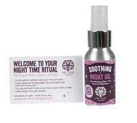 Me Time Therapies Soothing Night Oil 50ml - Natural Sleep Aid Essential Oil Blend with Guided Meditation - Relaxation & Nighttime Wind-Down Ritual - Calming Aromatherapy Gift for Better Sleep