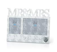 Me to You 1-Piece Tatty Teddy Mr and Mrs Luxury Double Photo Frame