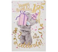 Me to You 18th Birthday Card with 3D Effect,6x9 inch