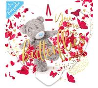 Me To You 3D Holographic Give Me Butterflies Valentine's Day Card