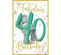 Me to You 40th Birthday Card Tatty Teddy Photo Finish Design - Official Collection