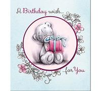 Me to You A Birthday Wish For You Bday Card - Tatty Teddy