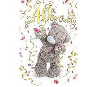 Me To You ALM93044 40th Birthday Card 3D Effect 15 x 22 cm