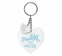 Me to You Amazing Daddy Love Heart Keyring