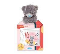 Me To You Bear 16th Birthday Mug Ceramic & Plush Gift Set.AGM01083, Grey!