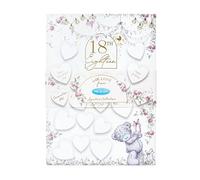 Me To You Bear 18th Personalisable Message Plaque, White AGP01020