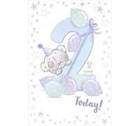 Me To You Bear 2 Today Boys Tiny Tatty Teddy 2nd Birthday Card