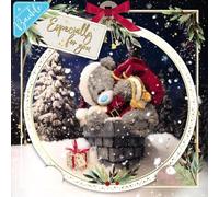 Me To You Bear 3D Holographic Especially For You Christmas Card