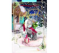 Me To You Bear 3D Holographic Gorgeous Girlfriend Christmas Card