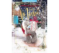 Me To You Bear 3D Holographic Just For You Mum Christmas Card