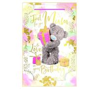 Me To You Bear 3D holographic Mum Birthday Card