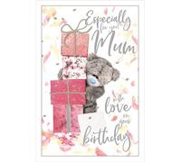 Me To You Bear 3D Holographic Mum Birthday Card