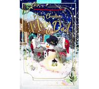 Me To You Bear 3D Holographic Mum & Dad Christmas Card