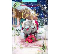 Me To You Bear 3D Holographic Special Couple Christmas Card