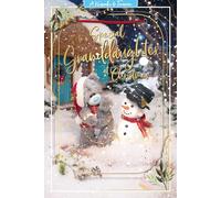 Me To You Bear 3D Holographic Special Granddaughter Christmas Card