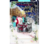 Me To You Bear 3D Holographic Wonderful Boyfriend Christmas Card