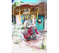 Me To You Bear 3D Holographic Wonderful Friend Christmas Card