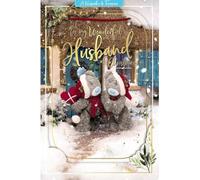 Me To You Bear 3D Holographic Wonderful Husband Christmas Card