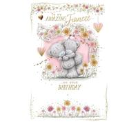 Me To You Bear Amazing Fiancee Handmade Birthday Card