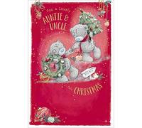 Me to You Bear Auntie & Uncle Christmas Card