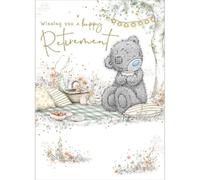 Me To You Bear Bear Drinking Tea Happy Retirement Card
