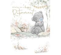 Me to You Bear Bear Drinking Tea Retirement Card 5 x 7 inches - Official Collection