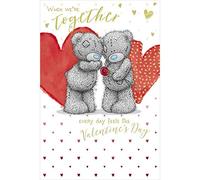 Me To You Bear Bear Giving Single Rose Valentine's Day Card