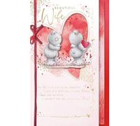 Me To You Bear Beautiful Wife Valentine's Day Card