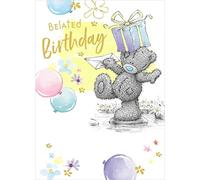 Me To You Bear Belated Birthday Birthday Card