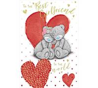 Me To You Bear Best Girlfriend Valentine's Day Card