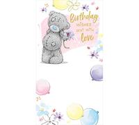 Me To You Bear Birthday Wishes With Love Birthday Card